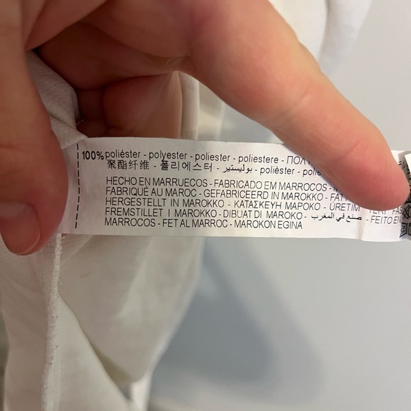 2/$30 ZARA - White Spaghetti Strap Slip Wrap Mini Dress - Picture 5 of 7